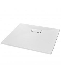 Piatto Doccia in SMC Bianco 90x80 cm 2