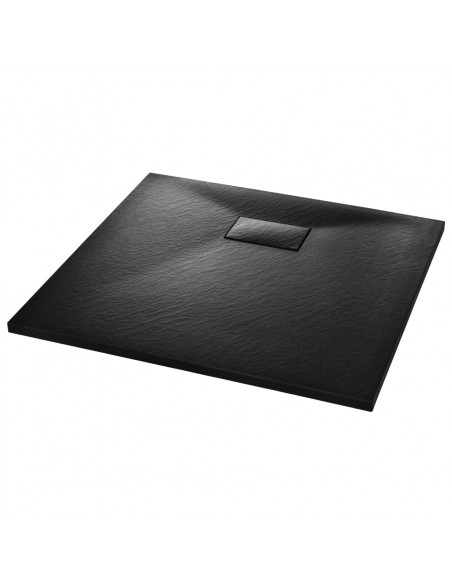 Piatto Doccia in SMC Nero 90x80 cm