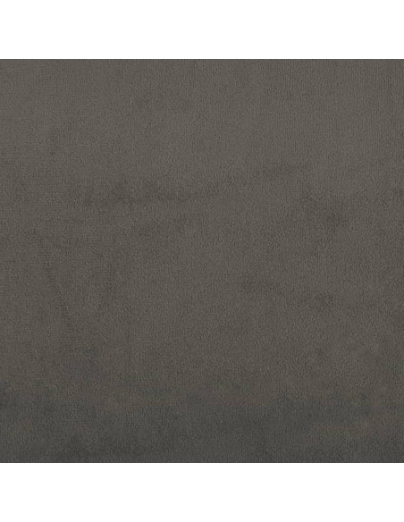 Testiera ad Orecchio Grigio Scuro 83x16x78/88 cm in Velluto