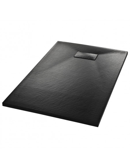 Piatto Doccia in SMC Nero 100x80 cm