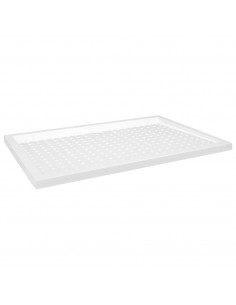 Piatto Doccia con Superficie Puntinata Bianco 80x120x4cm ABS 2