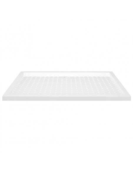 Piatto Doccia con Superficie Puntinata Bianco 80x120x4cm ABS