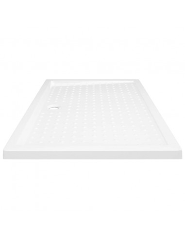 Piatto Doccia con Superficie Puntinata Bianco 80x120x4cm ABS