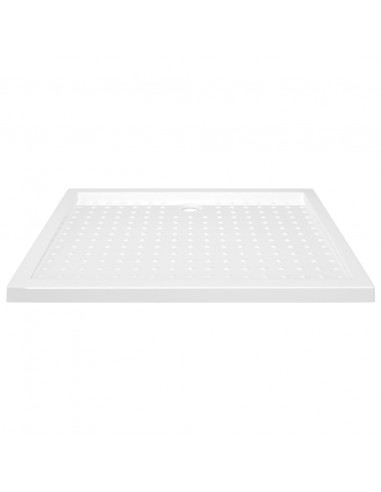 Piatto Doccia con Superficie Puntinata Bianco 80x100x4cm in ABS