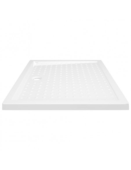 Piatto Doccia con Superficie Puntinata Bianco 80x100x4cm in ABS