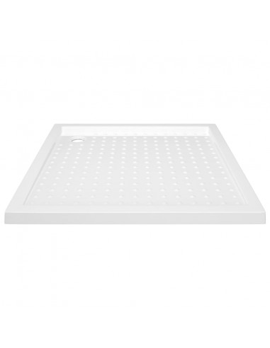 Piatto Doccia con Superficie Puntinata Bianco 90x90x4 cm in ABS