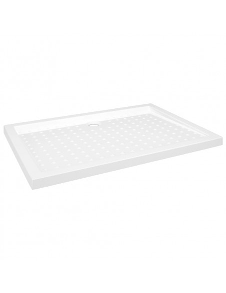 Piatto Doccia con Superficie Puntinata Bianco 70x100x4cm in ABS