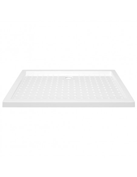 Piatto Doccia con Superficie Puntinata Bianco 70x100x4cm in ABS