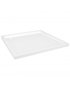 Piatto Doccia con Superficie Puntinata Bianco 80x80x4 cm in ABS 2