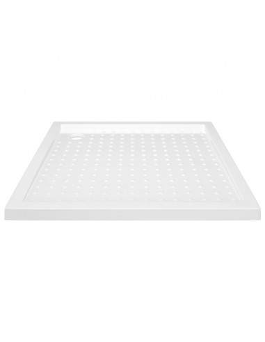 Piatto Doccia con Superficie Puntinata Bianco 80x80x4 cm in ABS