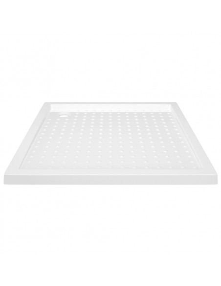 Piatto Doccia con Superficie Puntinata Bianco 80x80x4 cm in ABS