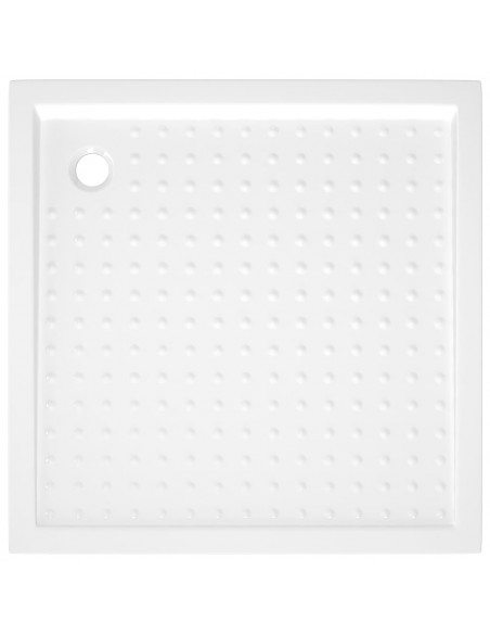 Piatto Doccia con Superficie Puntinata Bianco 80x80x4 cm in ABS