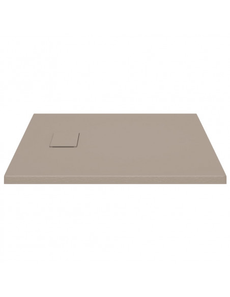 Piatto Doccia in SMC Marrone 80x80 cm