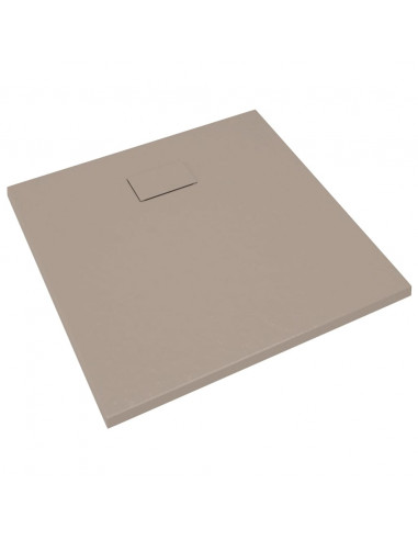 Piatto Doccia in SMC Marrone 90x80 cm
