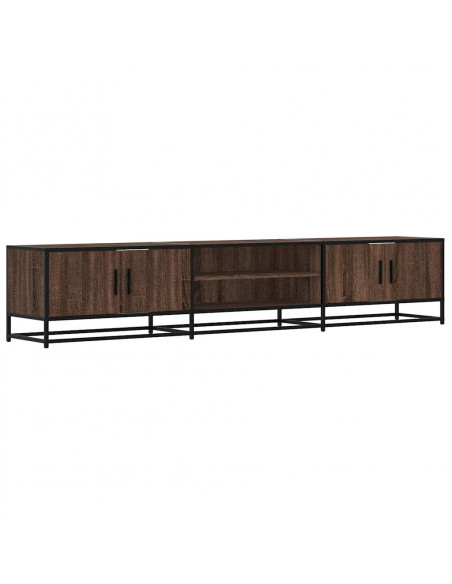 Mobile TV Rovere Marrone 210x35x41 cm in Truciolato