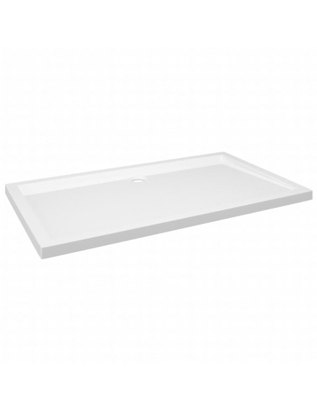 Piatto Doccia in ABS Rettangolare Bianco 70x120 cm