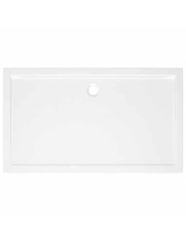 Piatto Doccia in ABS Rettangolare Bianco 70x120 cm