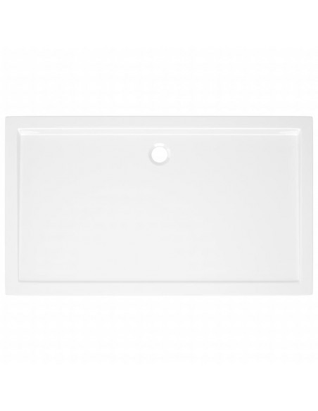 Piatto Doccia in ABS Rettangolare Bianco 70x120 cm