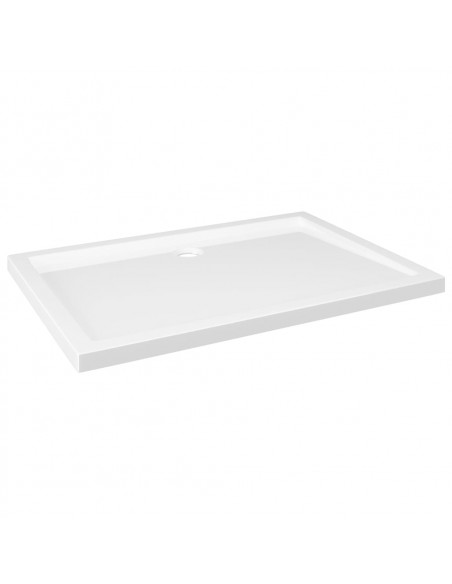 Piatto Doccia in ABS Rettangolare Bianco 70x100 cm