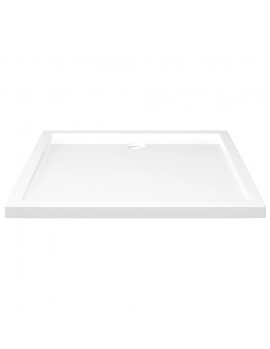 Piatto Doccia in ABS Rettangolare Bianco 80x90 cm