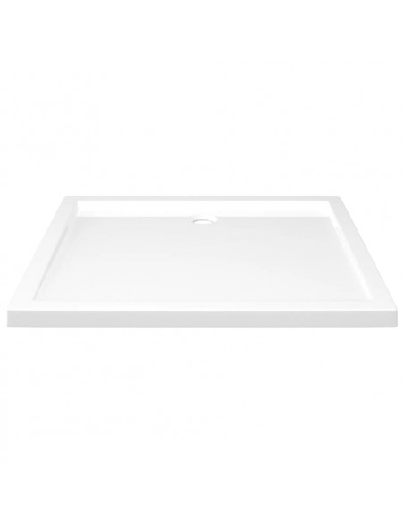Piatto Doccia in ABS Rettangolare Bianco 80x90 cm