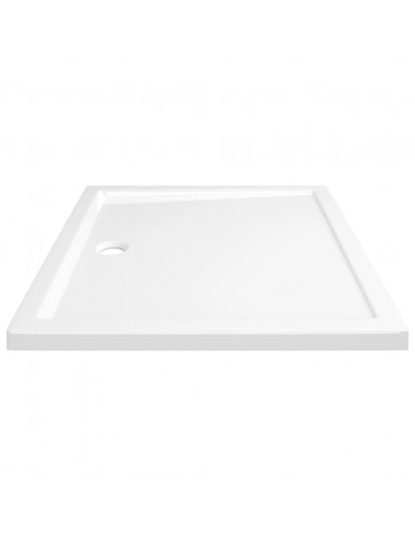 Piatto Doccia in ABS Rettangolare Bianco 80x90 cm