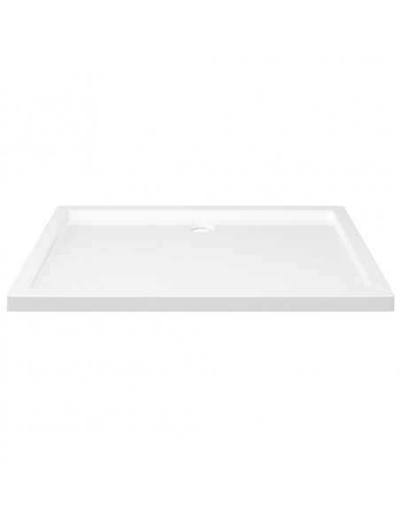 Piatto Doccia in ABS Rettangolare Bianco 80x110 cm