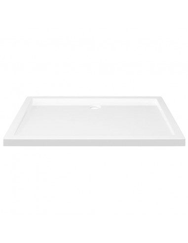 Piatto Doccia in ABS Rettangolare Bianco 80x110 cm
