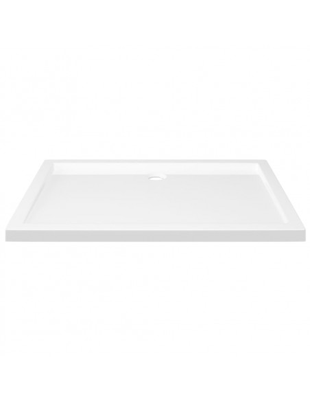 Piatto Doccia in ABS Rettangolare Bianco 80x110 cm