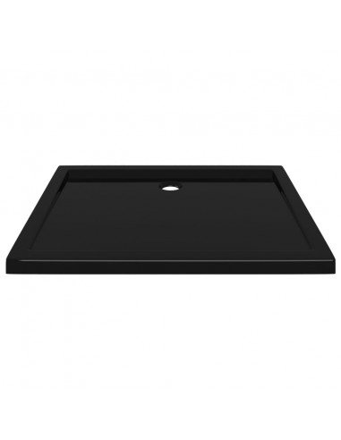 Piatto Doccia in ABS Rettangolare Nero 80x110 cm
