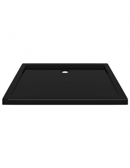 Piatto Doccia in ABS Rettangolare Nero 80x110 cm