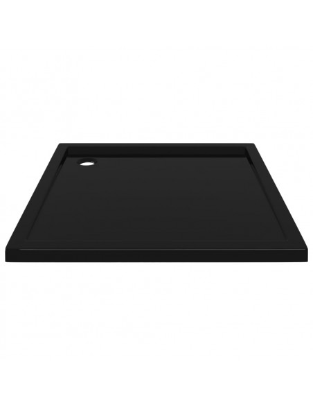 Piatto Doccia Quadrato in ABS Nero 90x90 cm