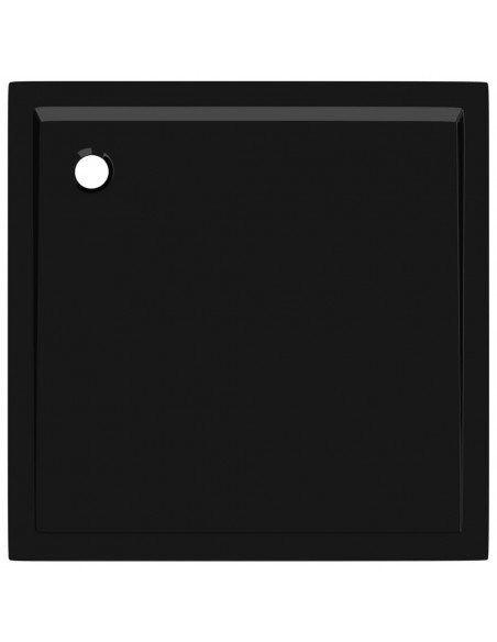 Piatto Doccia Quadrato in ABS Nero 90x90 cm