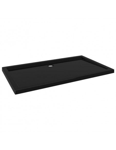 Piatto Doccia in ABS Rettangolare Nero 70x120 cm
