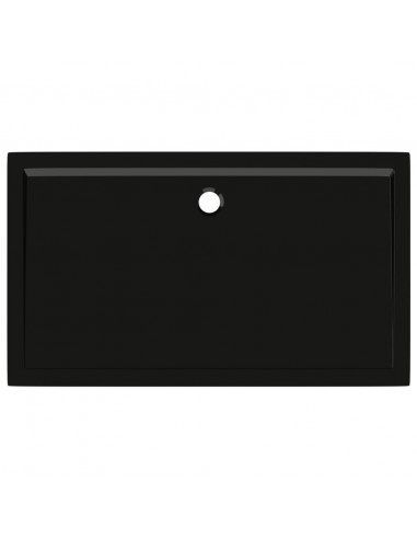 Piatto Doccia in ABS Rettangolare Nero 70x120 cm