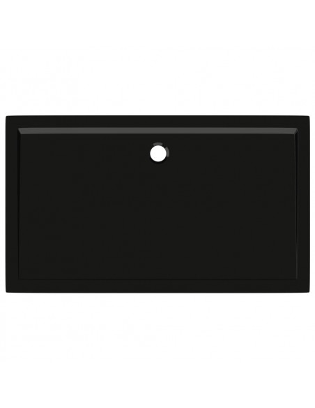 Piatto Doccia in ABS Rettangolare Nero 70x120 cm