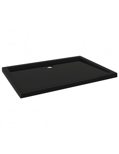 Piatto Doccia in ABS Rettangolare Nero 70x100 cm