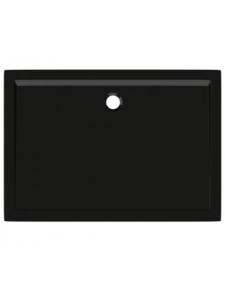 Piatto Doccia in ABS Rettangolare Nero 70x100 cm