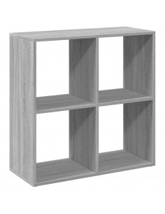 Libreria Divisorio Grigio Sonoma 69,5x29x69,5 cm in Truciolato 2