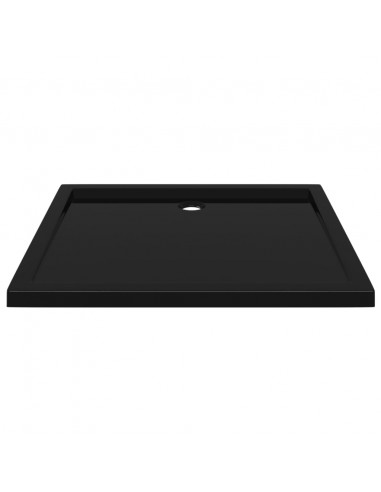 Piatto Doccia in ABS Rettangolare Nero 80x90 cm
