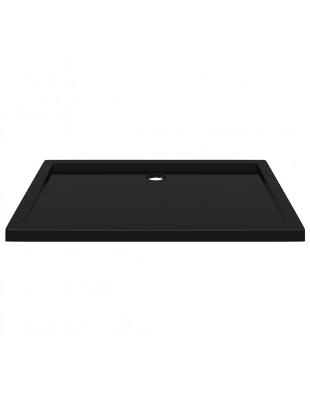 Piatto Doccia in ABS Rettangolare Nero 80x110 cm