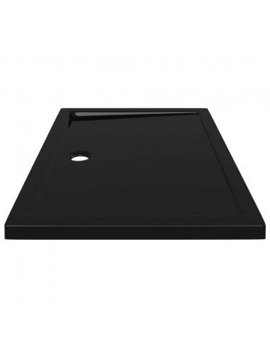 Piatto Doccia in ABS Rettangolare Nero 80x110 cm