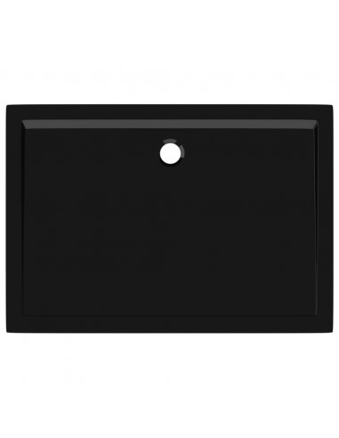 Piatto Doccia in ABS Rettangolare Nero 80x110 cm