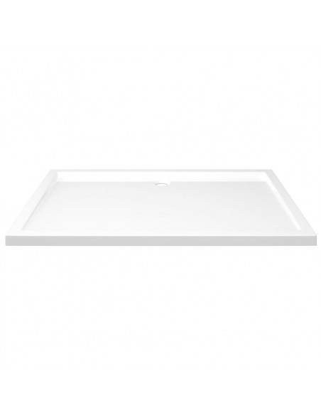 Piatto Doccia in ABS Rettangolare Bianco 80x120 cm