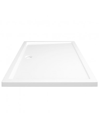 Piatto Doccia in ABS Rettangolare Bianco 80x120 cm