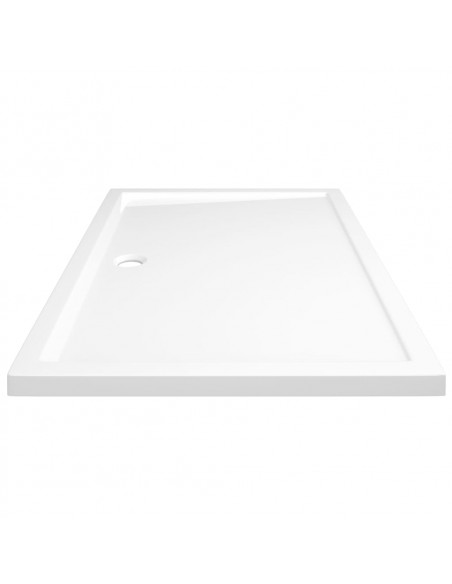 Piatto Doccia in ABS Rettangolare Bianco 80x120 cm