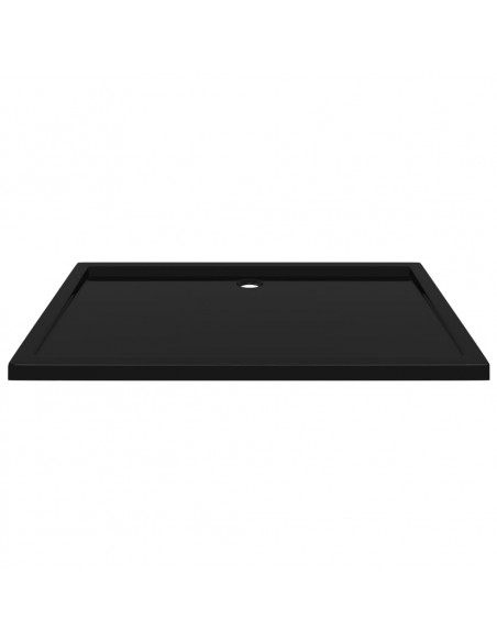 Piatto Doccia in ABS Rettangolare Nero 80x120 cm