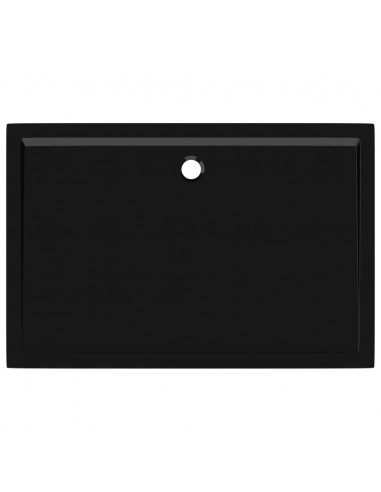 Piatto Doccia in ABS Rettangolare Nero 80x120 cm
