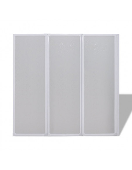 Doccia da bagno a parete 141 x 132 cm 3 Pannelli pieghevoli