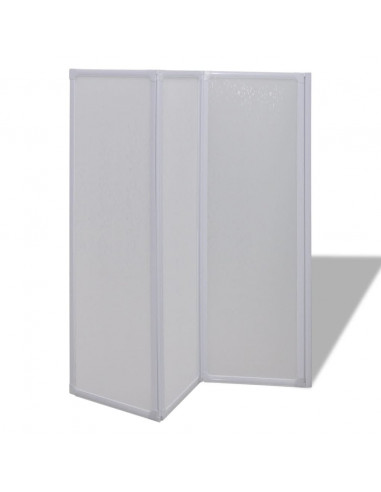 Doccia da bagno a parete 141 x 132 cm 3 Pannelli pieghevoli